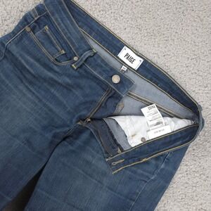 Paige Skyline Bootcut Jeans Women's Size 30 Dark‎ Wash Denim Casual Everyday